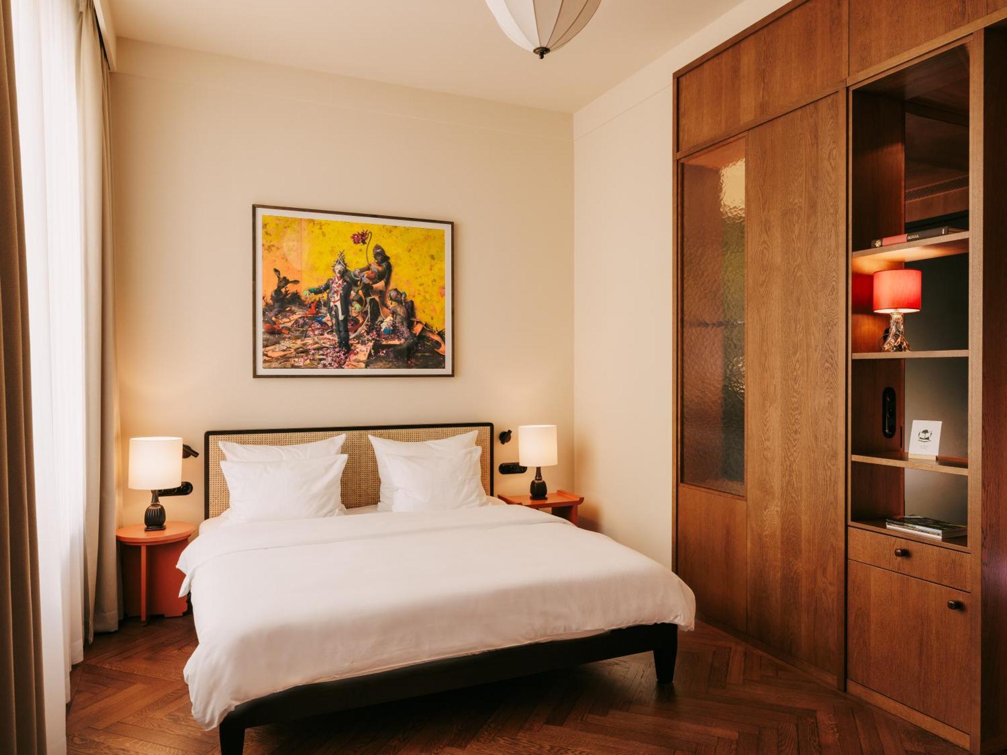 Boutique Hotel Chateau Royal Berlín Exterior foto A bedroom at the hotel
